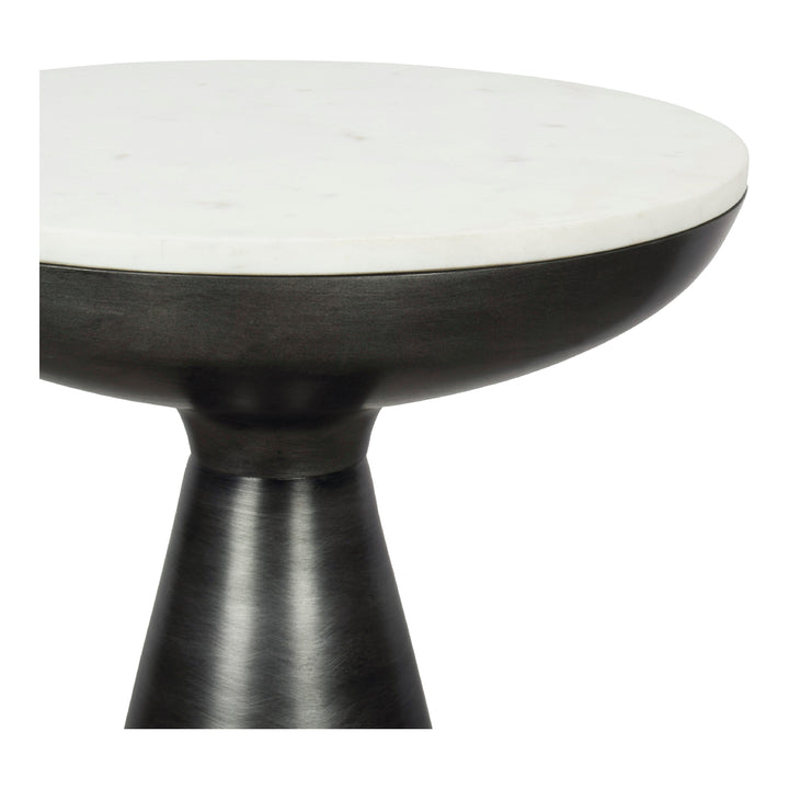 American Home Furniture | Moe's Home Collection - Font Side Table White Marble