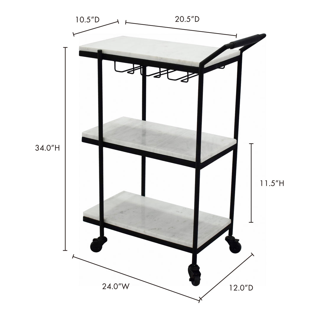 American Home Furniture | Moe's Home Collection - After Hours Bar Cart