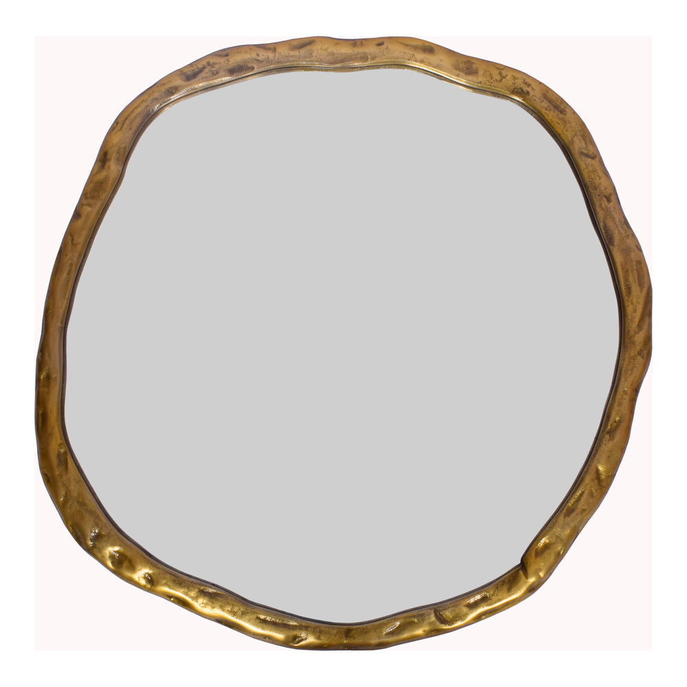 American Home Furniture | Moe's Home Collection - Foundry Mirror Large Gold