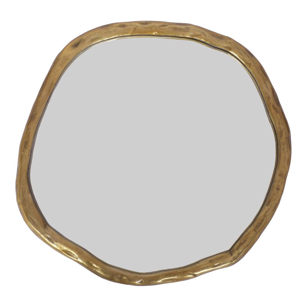 American Home Furniture | Moe's Home Collection - Foundry Mirror Small Gold