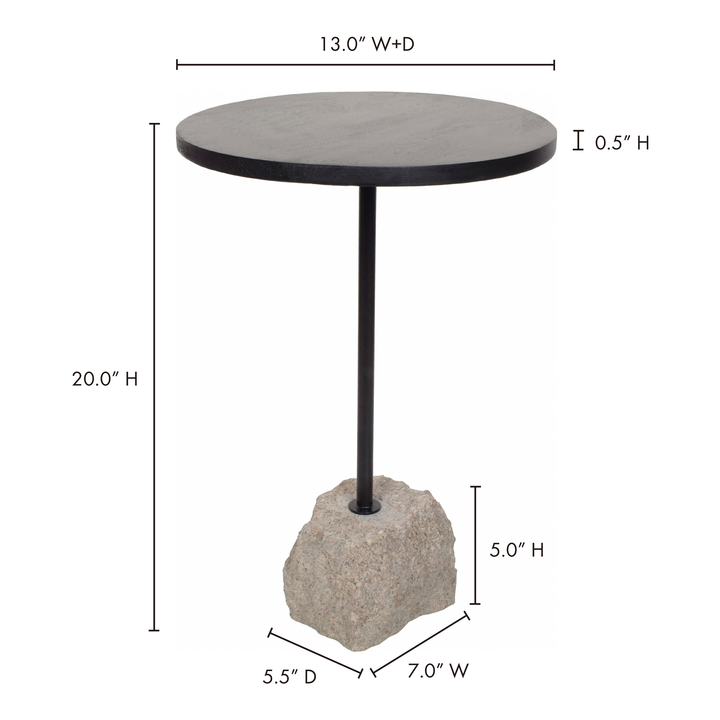 American Home Furniture | Moe's Home Collection - Colo Accent Table Black