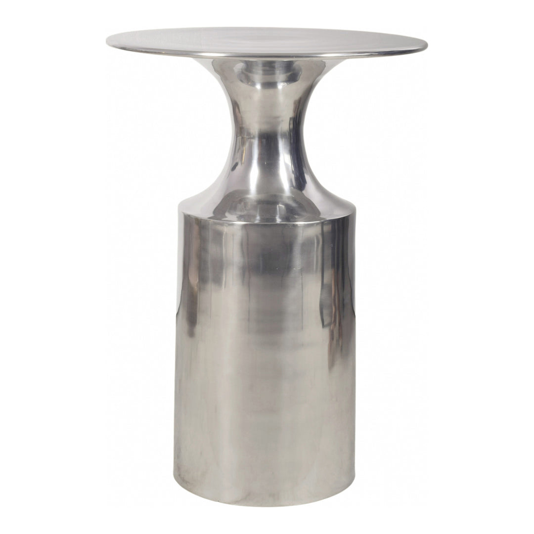 American Home Furniture | Moe's Home Collection - Rassa Polished Silver Accent Table