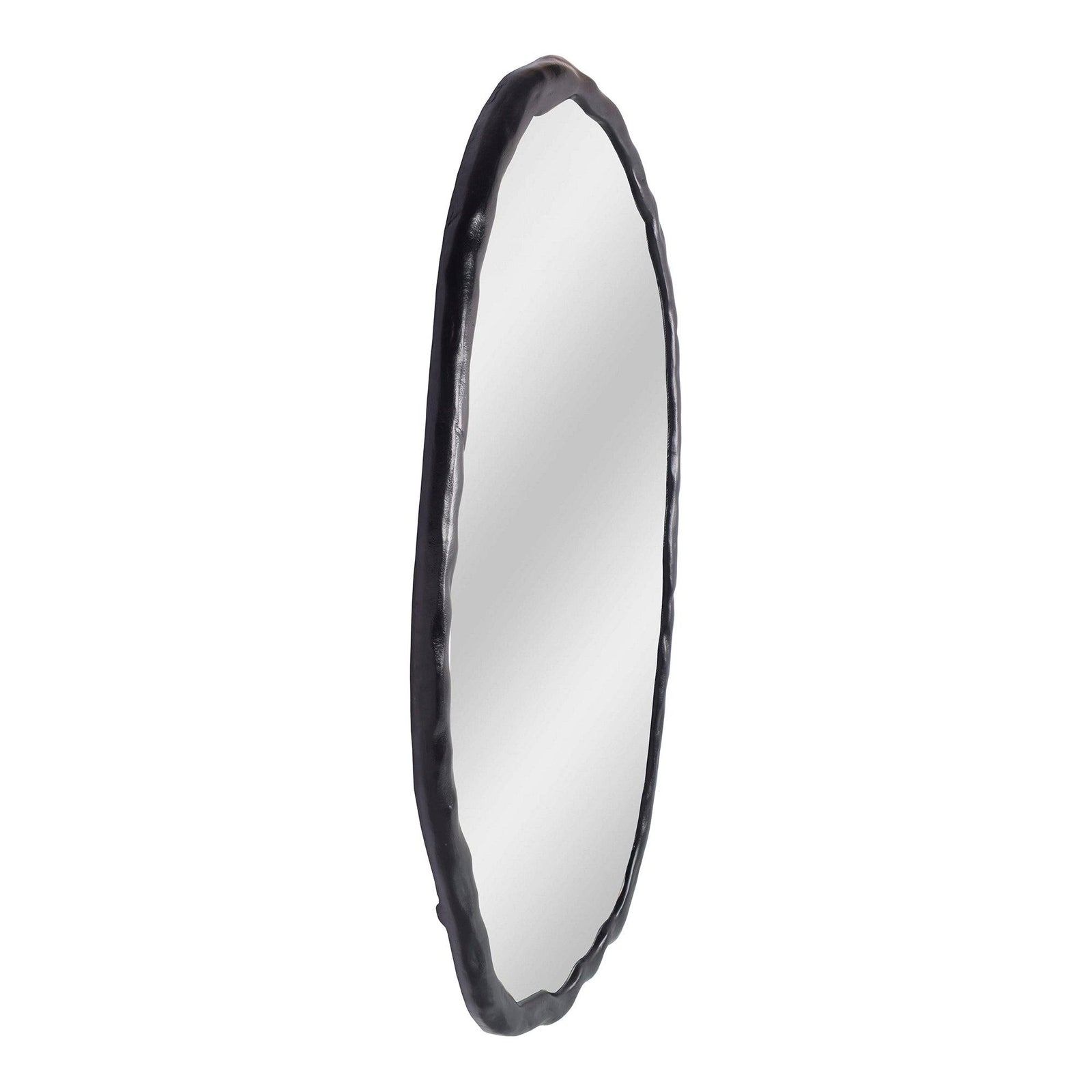Moe's Home Collection - Foundry Mirror Oval Black - FI-1113-02 | American Home Furniture