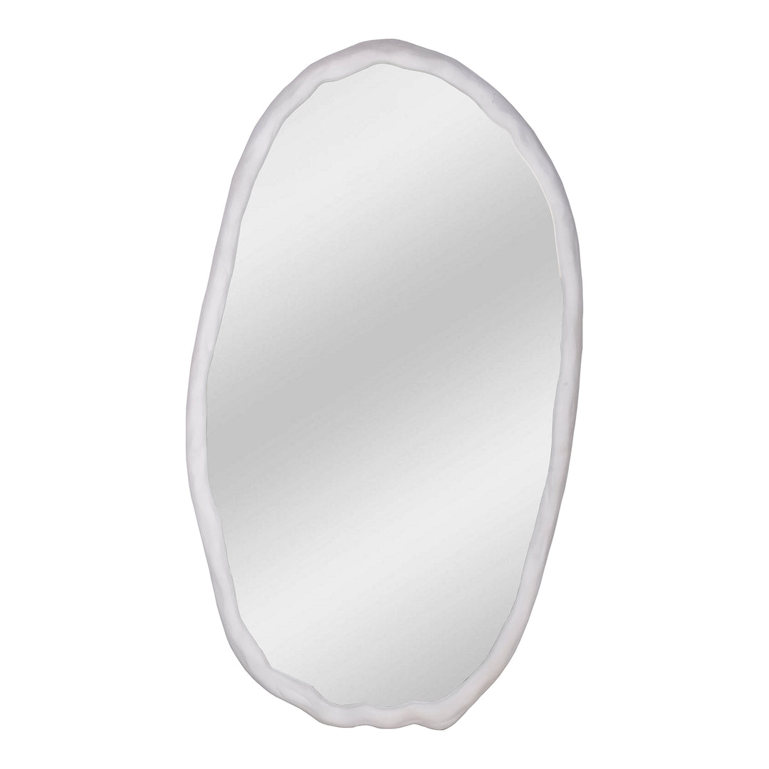 American Home Furniture | Moe's Home Collection - Foundry Mirror Oval White