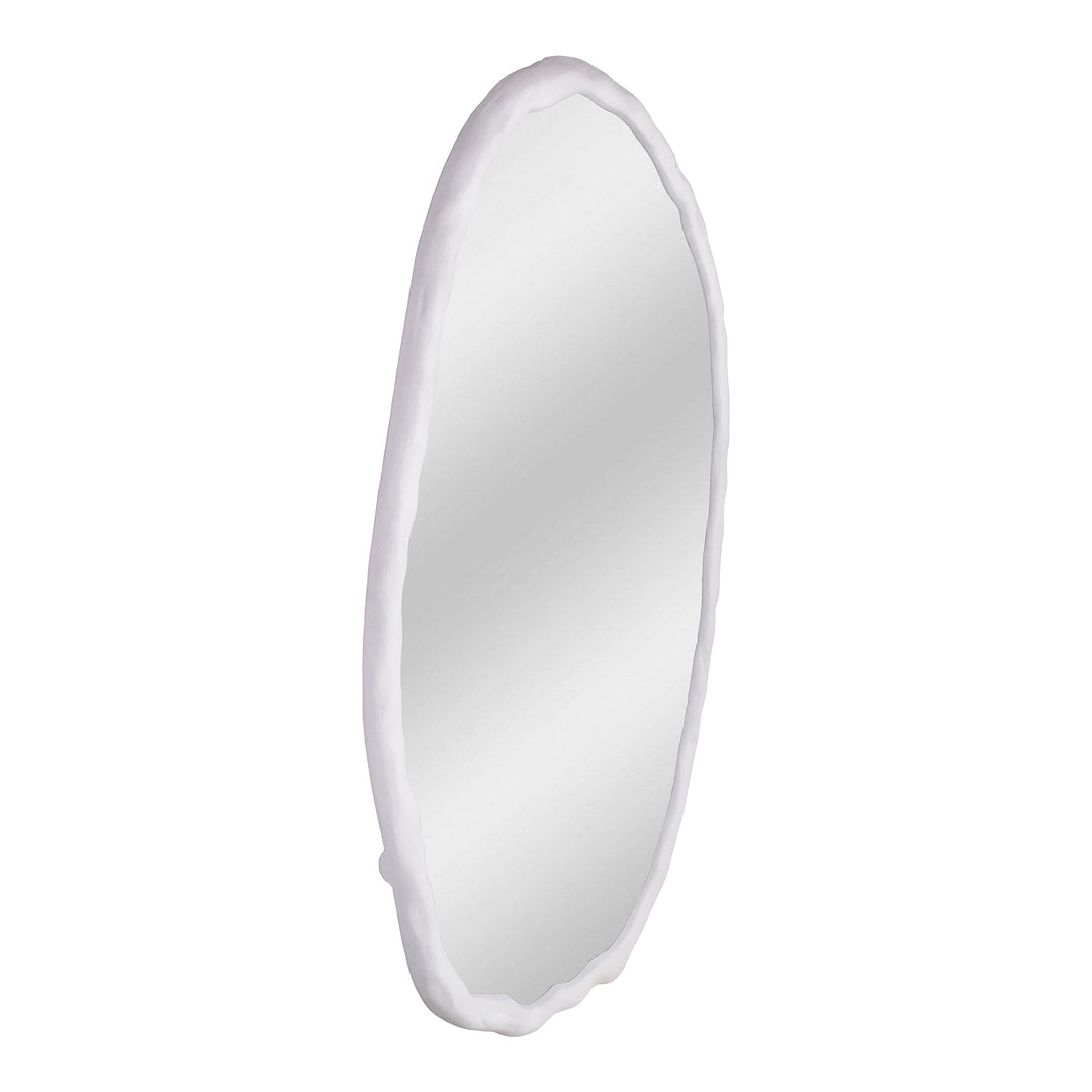 American Home Furniture | Moe's Home Collection - Foundry Mirror Oval White