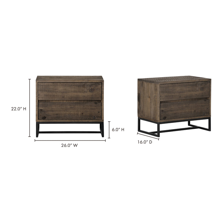 American Home Furniture | Moe's Home Collection - Elena Nightstand