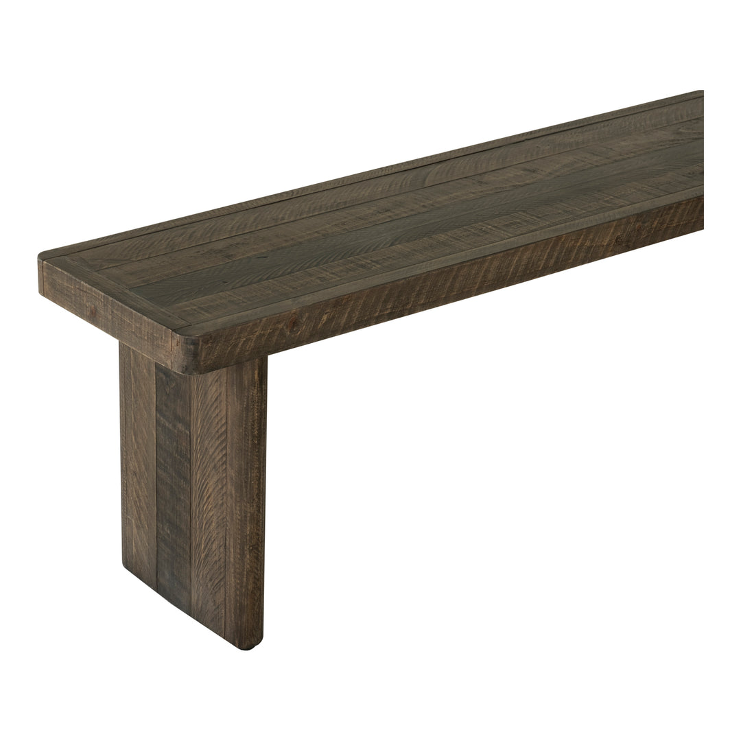 American Home Furniture | Moe's Home Collection - Monterey Bench Aged Brown