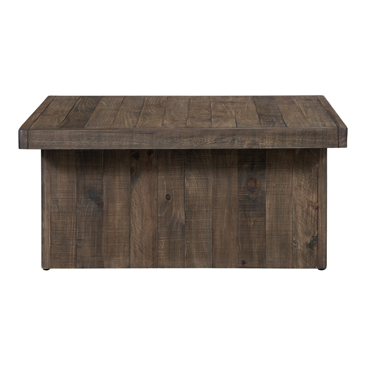 American Home Furniture | Moe's Home Collection - Monterey Square Coffee Table Aged Brown