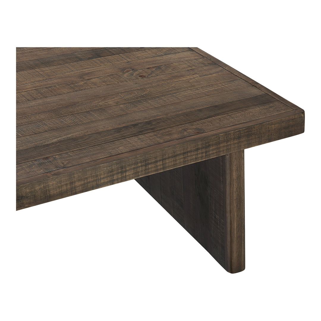 American Home Furniture | Moe's Home Collection - Monterey Square Coffee Table Aged Brown