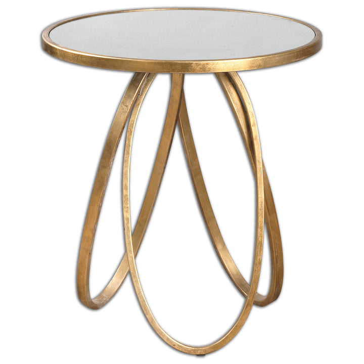 Montrez Gold Side Table - AmericanHomeFurniture