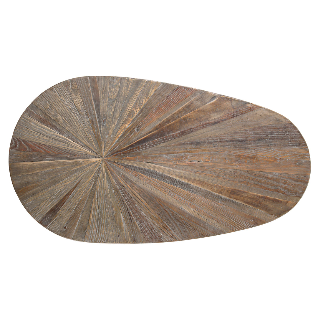 LEVENI WOODEN COFFEE TABLE - AmericanHomeFurniture