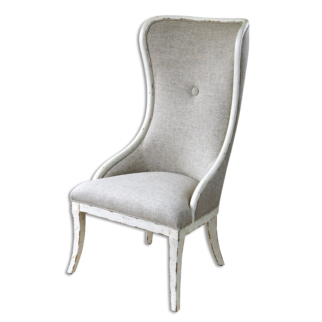 Selam Aged Wing Chair - AmericanHomeFurniture