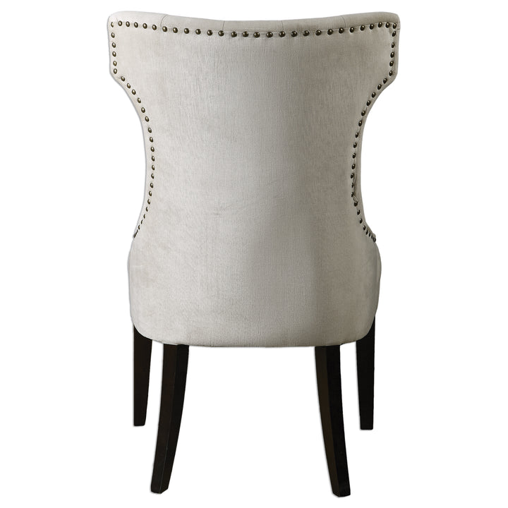 Arlette Tufted Wing Chair - AmericanHomeFurniture