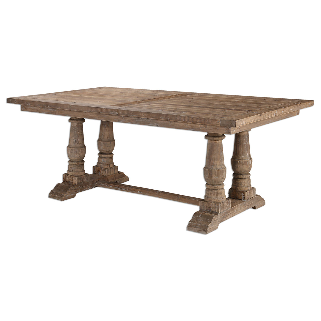 STRATFORD SALVAGED WOOD DINING TABLE - AmericanHomeFurniture