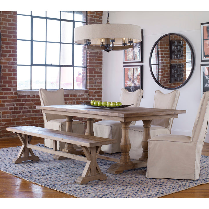 STRATFORD SALVAGED WOOD DINING TABLE - AmericanHomeFurniture