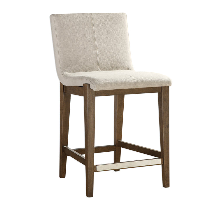 KLEMENS LINEN COUNTER STOOL - AmericanHomeFurniture