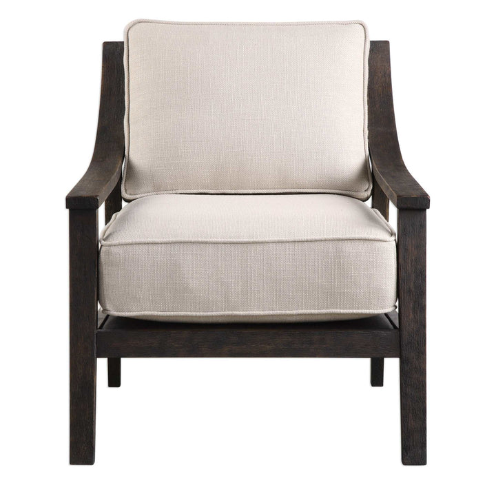 Lyle Beige Accent Chair - AmericanHomeFurniture