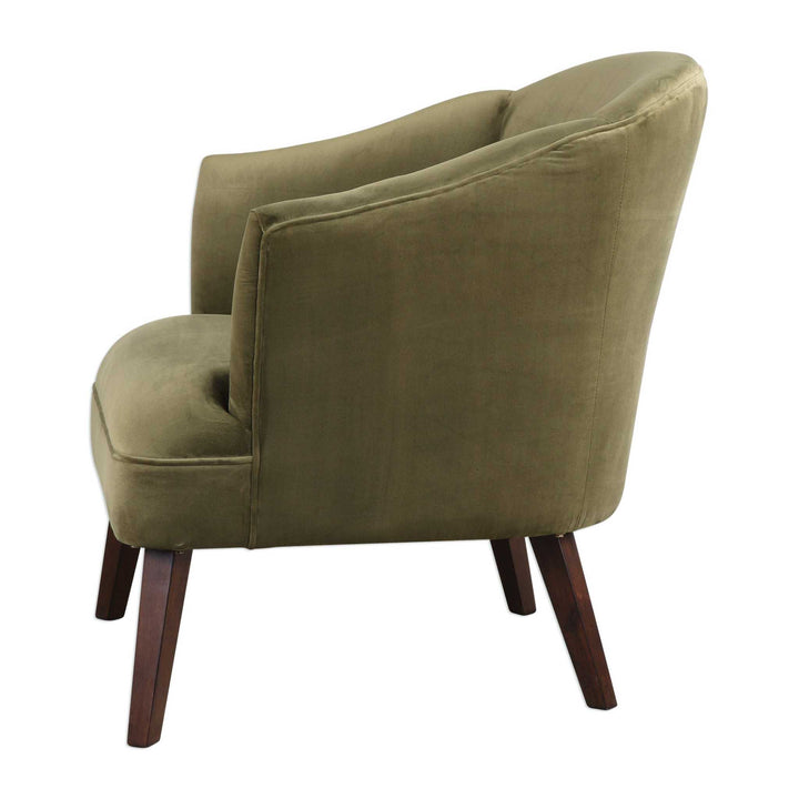 Conroy Olive Accent Chair - AmericanHomeFurniture