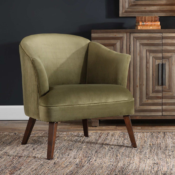 Conroy Olive Accent Chair - AmericanHomeFurniture