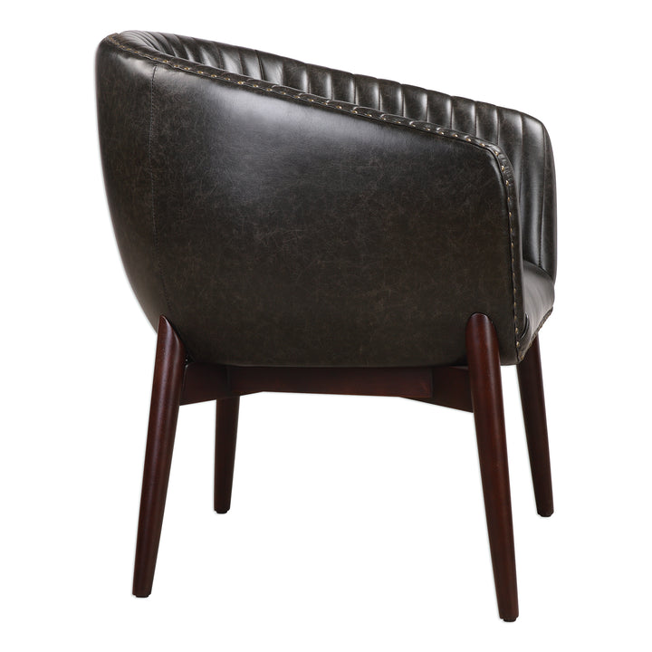 Anders Chenille Accent Chair - AmericanHomeFurniture