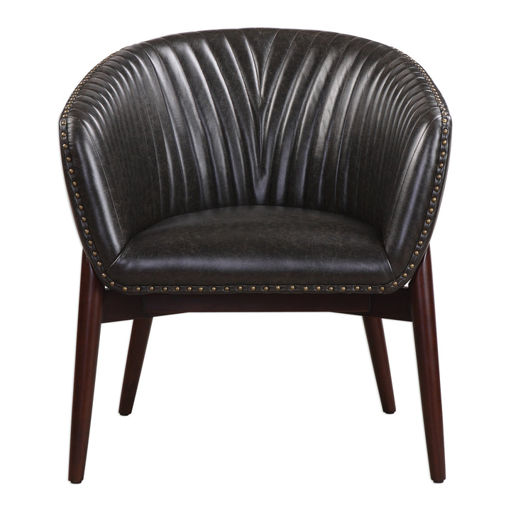 Anders Chenille Accent Chair - AmericanHomeFurniture