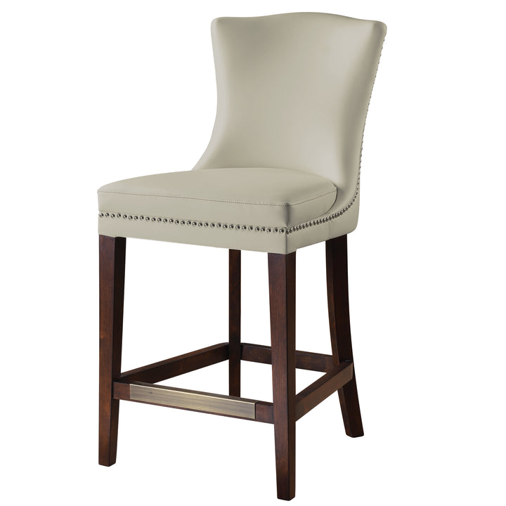 DARIELA WHITE COUNTER STOOL - AmericanHomeFurniture