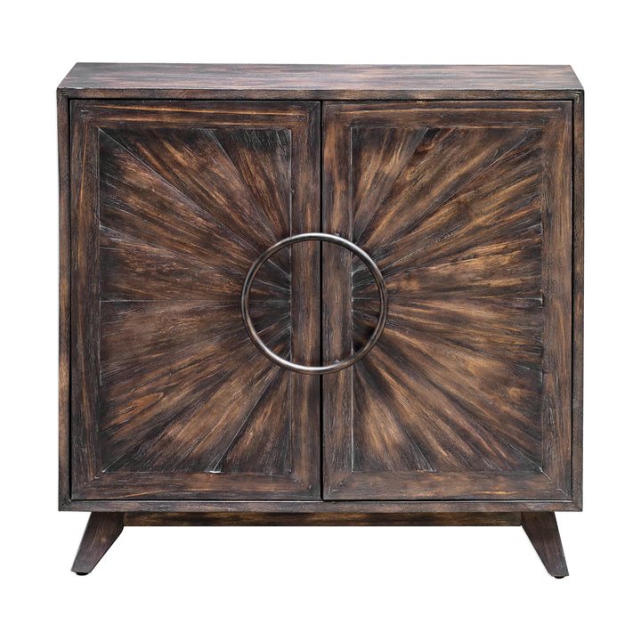 Kohana Black Console Cabinet - AmericanHomeFurniture