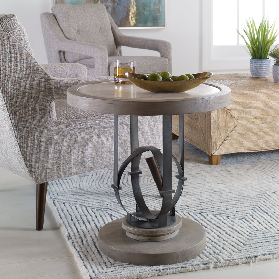 Sydney Light Oak Side Table - AmericanHomeFurniture