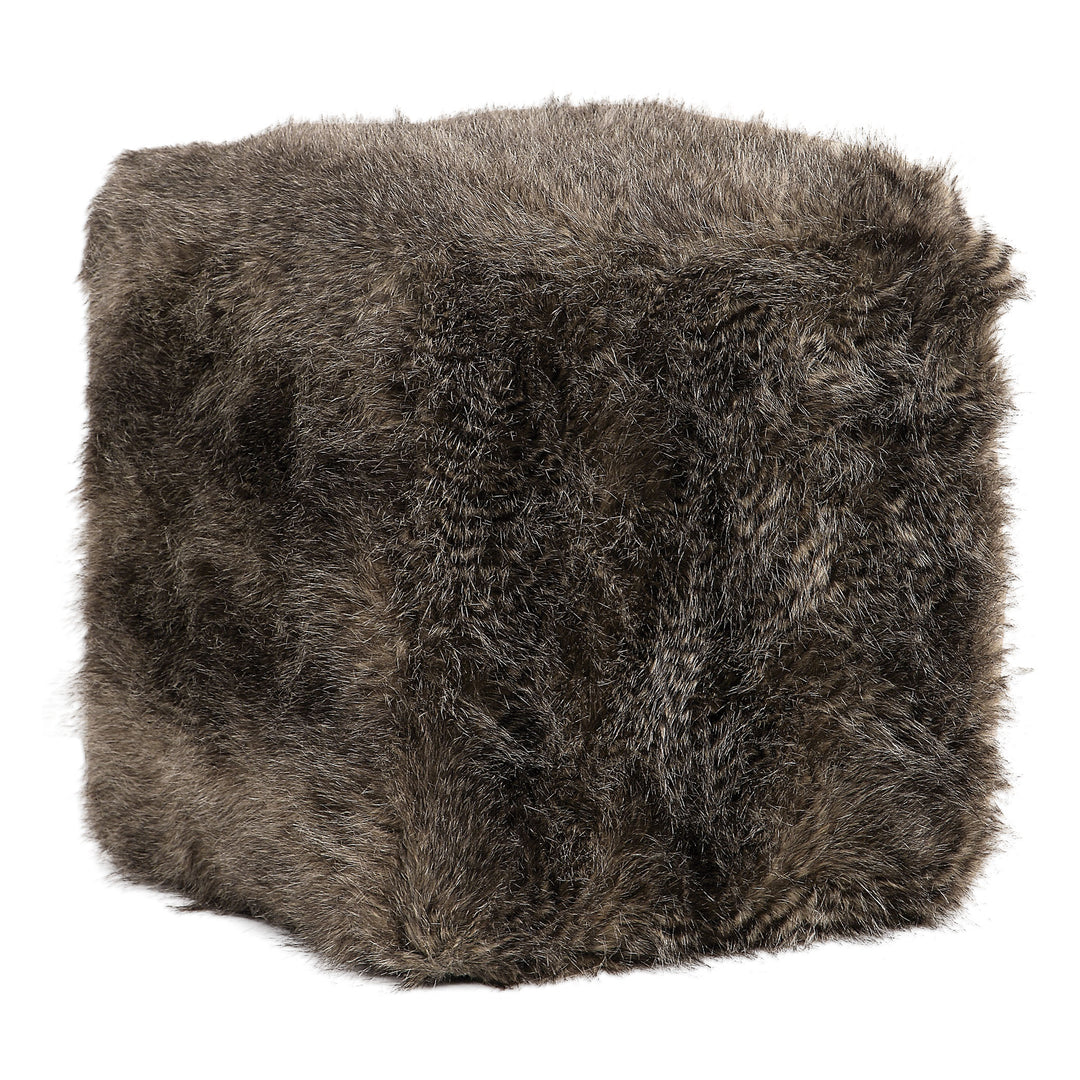 JAYNA FUR OTTOMAN - AmericanHomeFurniture