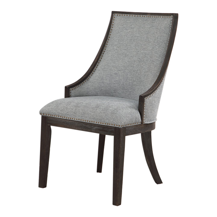 Janis Ebony Accent Chair - AmericanHomeFurniture