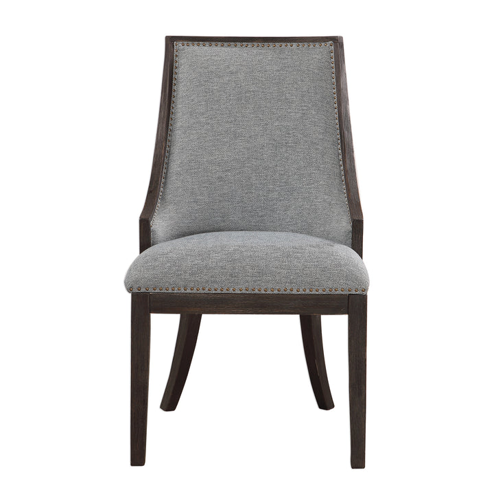 Janis Ebony Accent Chair - AmericanHomeFurniture