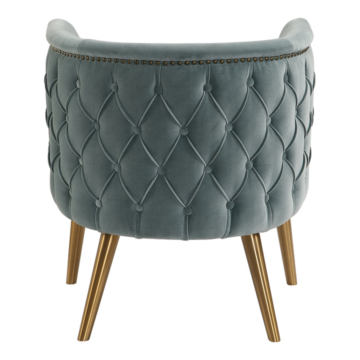 Haider Gray Accent Chair - AmericanHomeFurniture