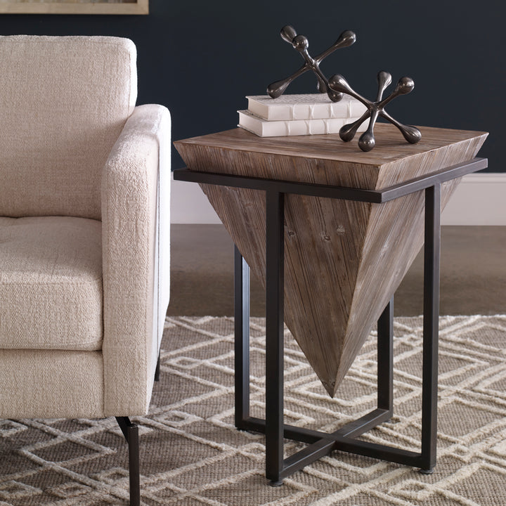 BERTRAND WOOD ACCENT TABLE - AmericanHomeFurniture