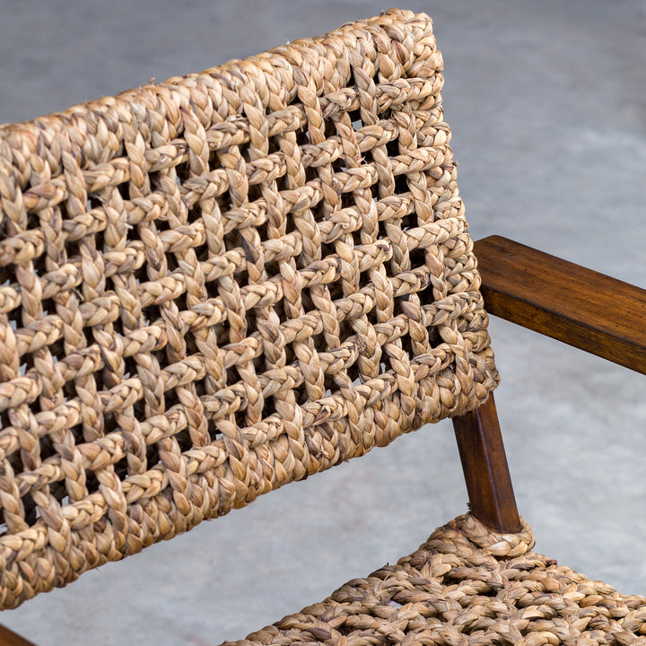 Rehema Natural Woven Accent Chair - AmericanHomeFurniture