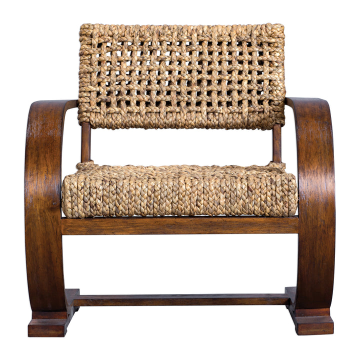 Rehema Natural Woven Accent Chair - AmericanHomeFurniture