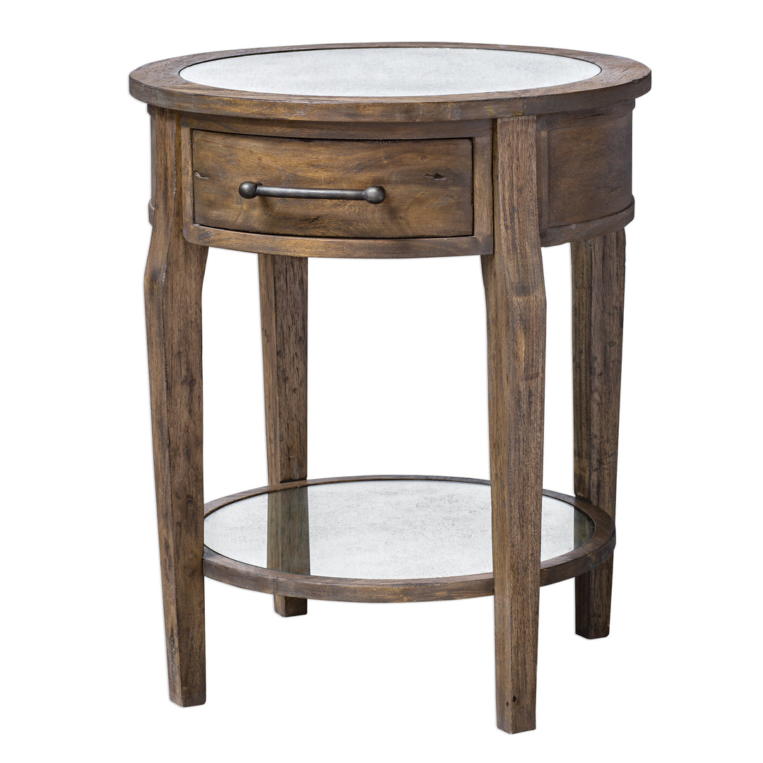 Raelynn Wood Lamp Table - AmericanHomeFurniture