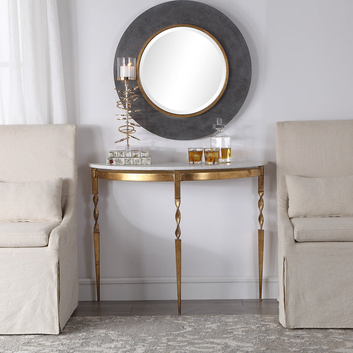 IMELDA DEMILUNE CONSOLE TABLE - AmericanHomeFurniture