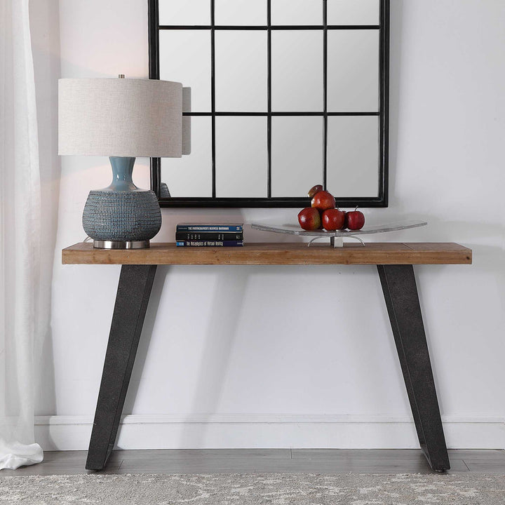 FREDDY WEATHERED CONSOLE TABLE - AmericanHomeFurniture