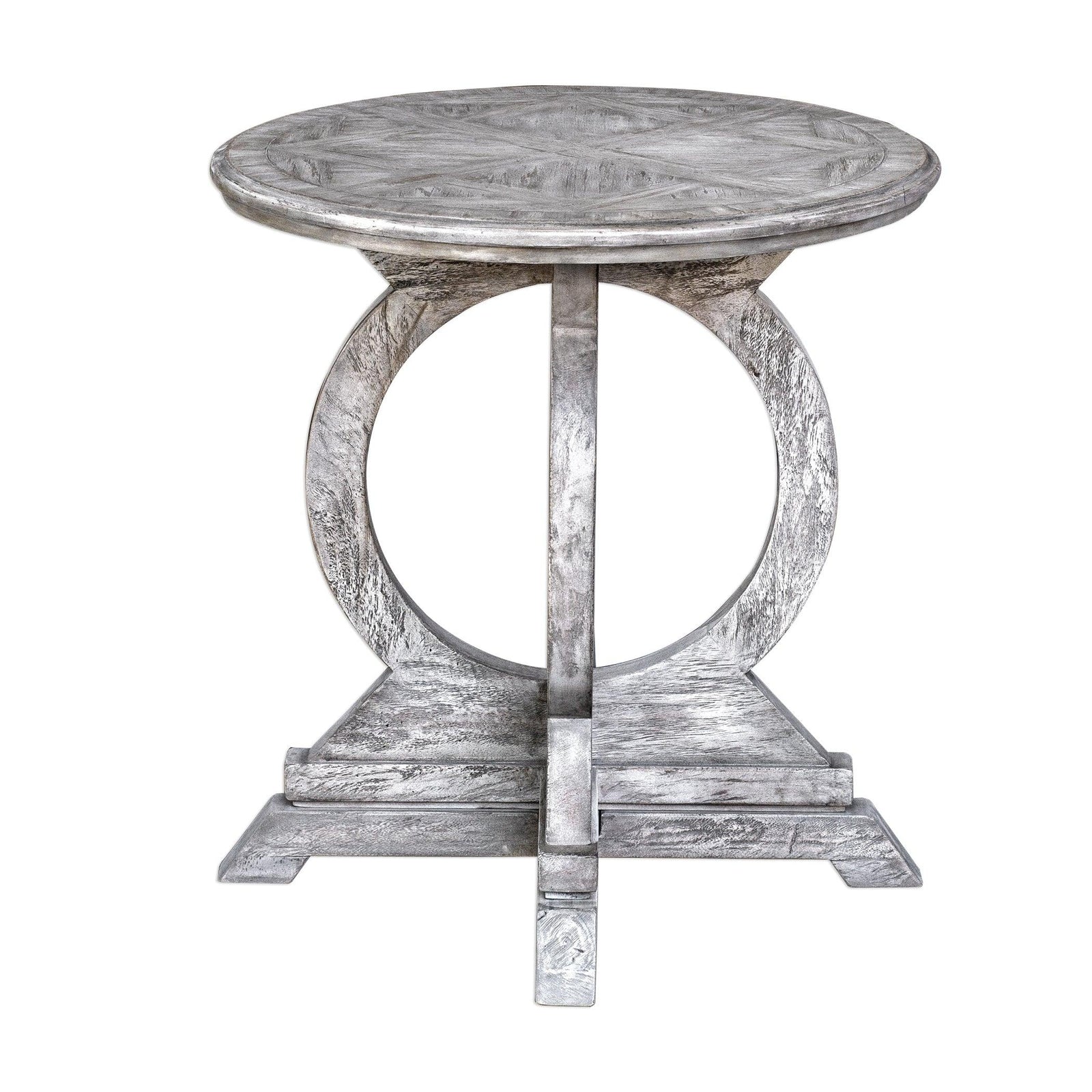 Uttermost Maiva White Side Table ACCENT TABLES