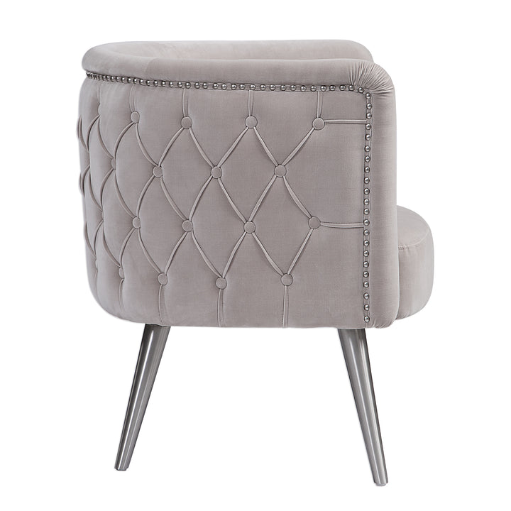 Haider Tufted Accent Chair - AmericanHomeFurniture