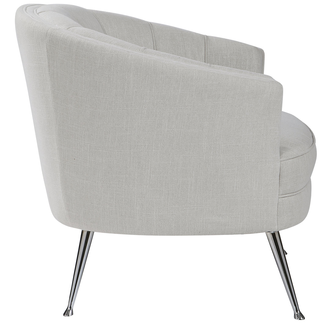 Janie Mid-Century Accent Chair - AmericanHomeFurniture