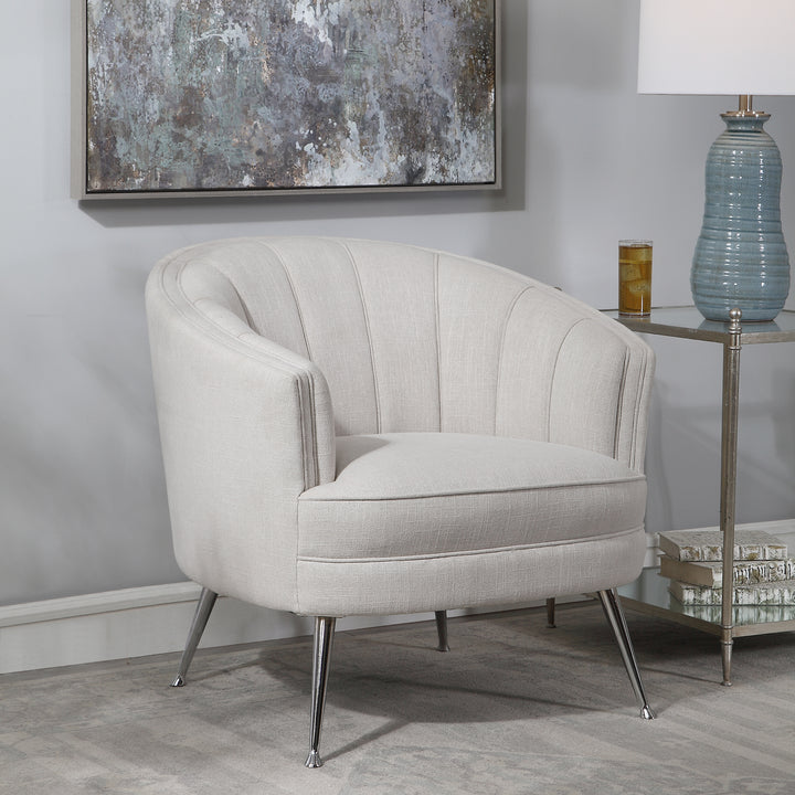 Janie Mid-Century Accent Chair - AmericanHomeFurniture