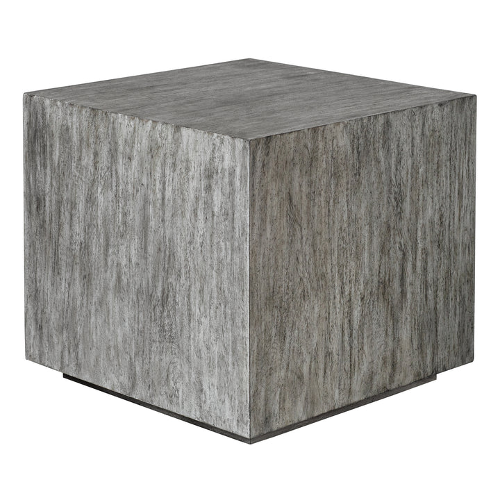 Kareem Modern Gray Side Table - AmericanHomeFurniture