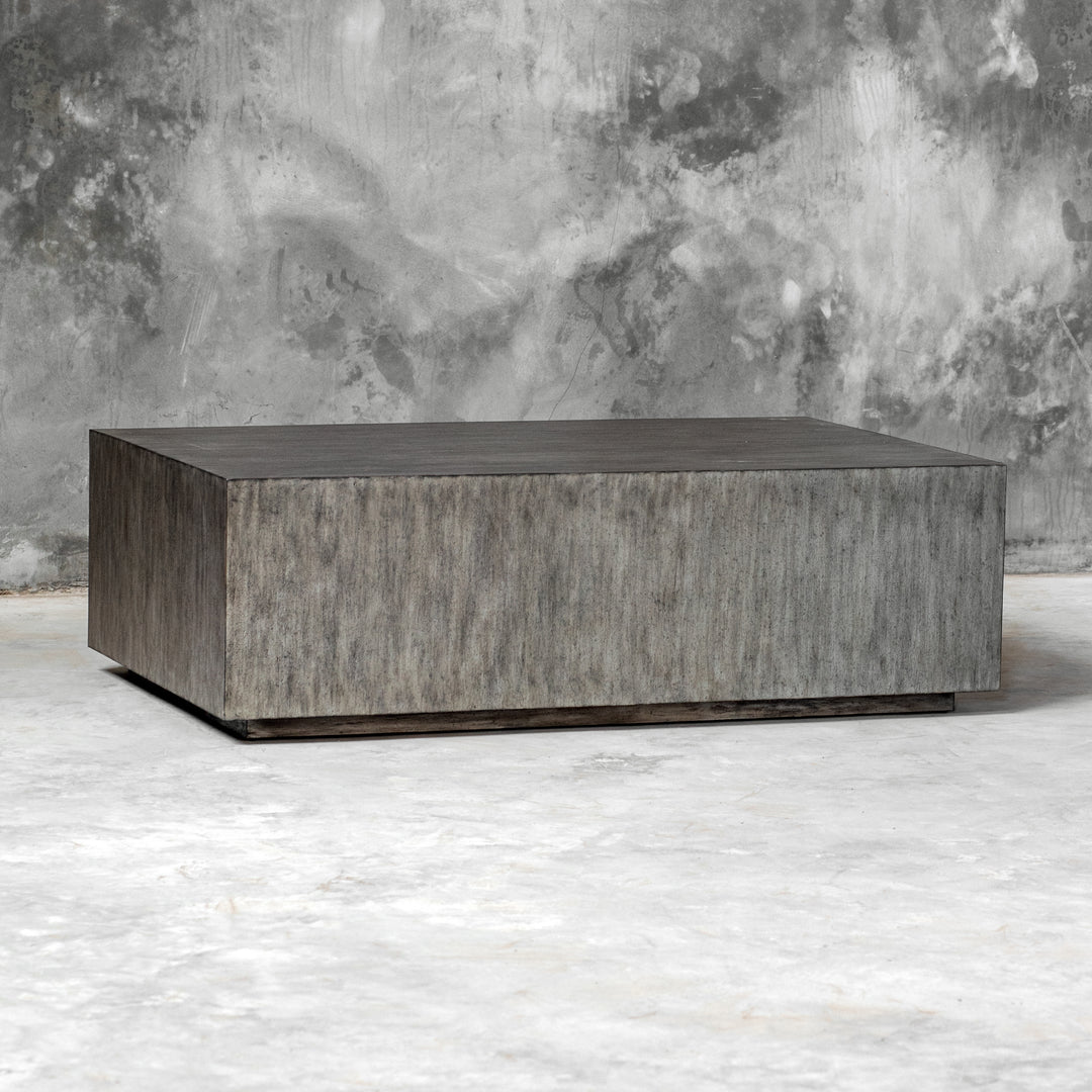 KAREEM MODERN GRAY COFFEE TABLE - AmericanHomeFurniture