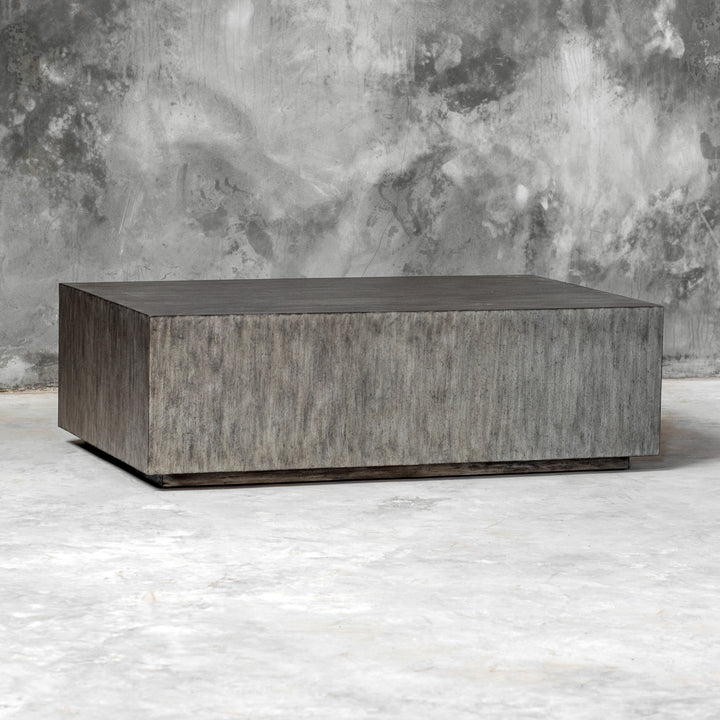 KAREEM MODERN GRAY COFFEE TABLE - AmericanHomeFurniture