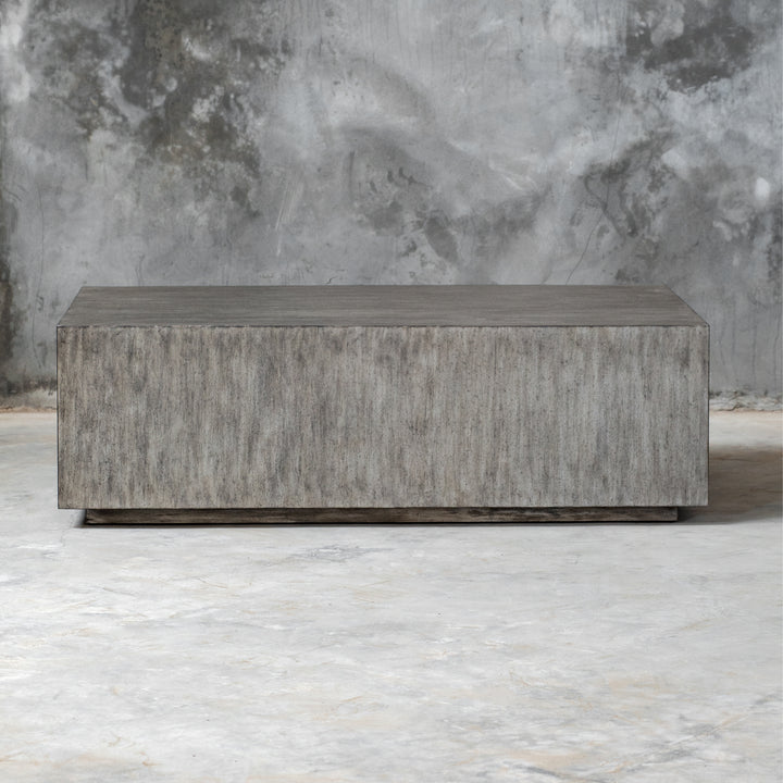 KAREEM MODERN GRAY COFFEE TABLE - AmericanHomeFurniture