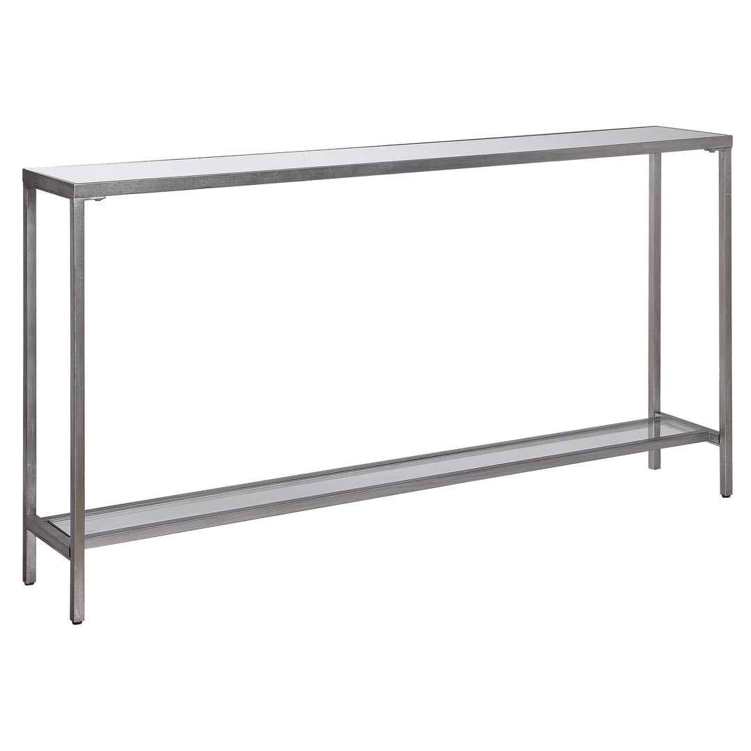 HAYLEY SILVER CONSOLE TABLE - AmericanHomeFurniture