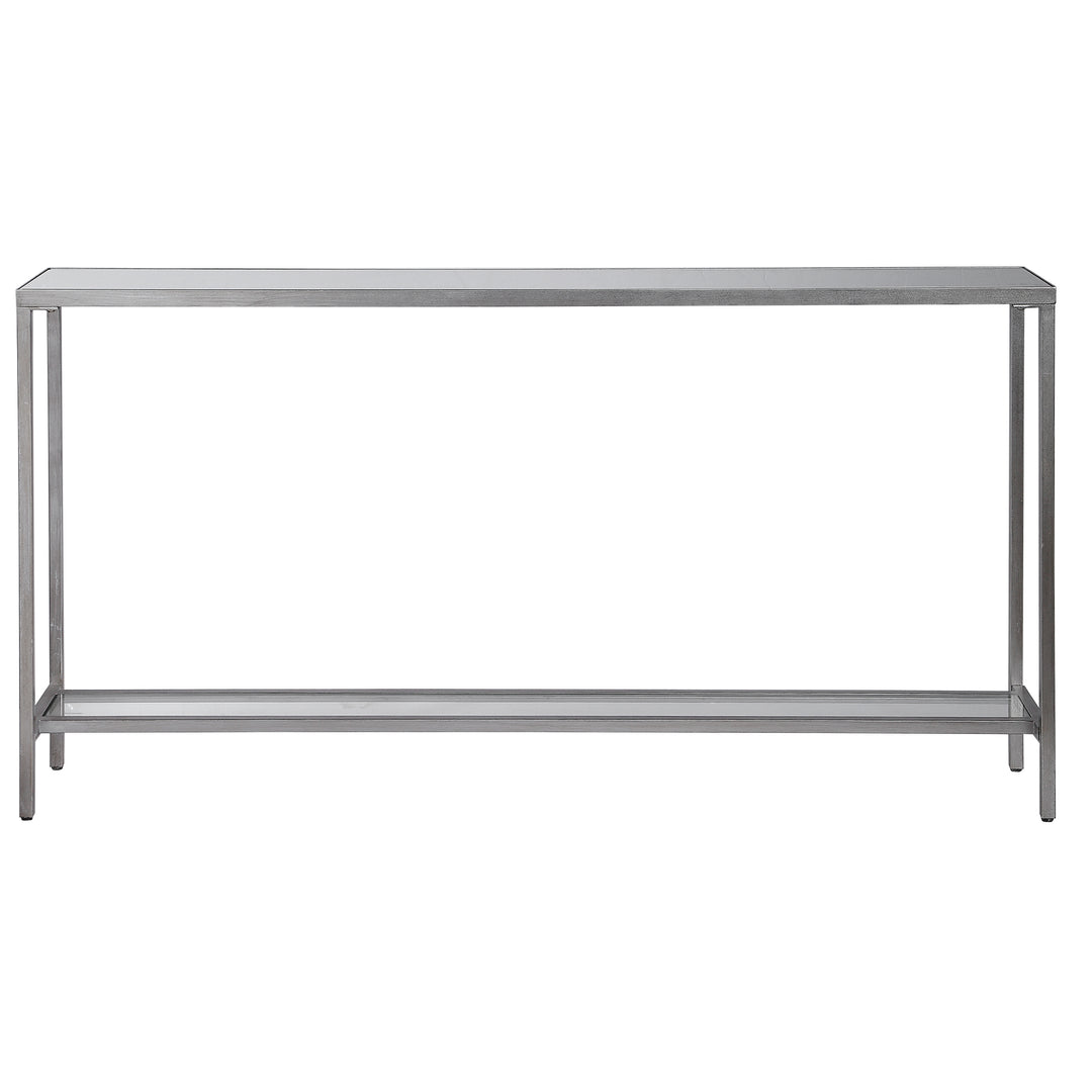 HAYLEY SILVER CONSOLE TABLE - AmericanHomeFurniture