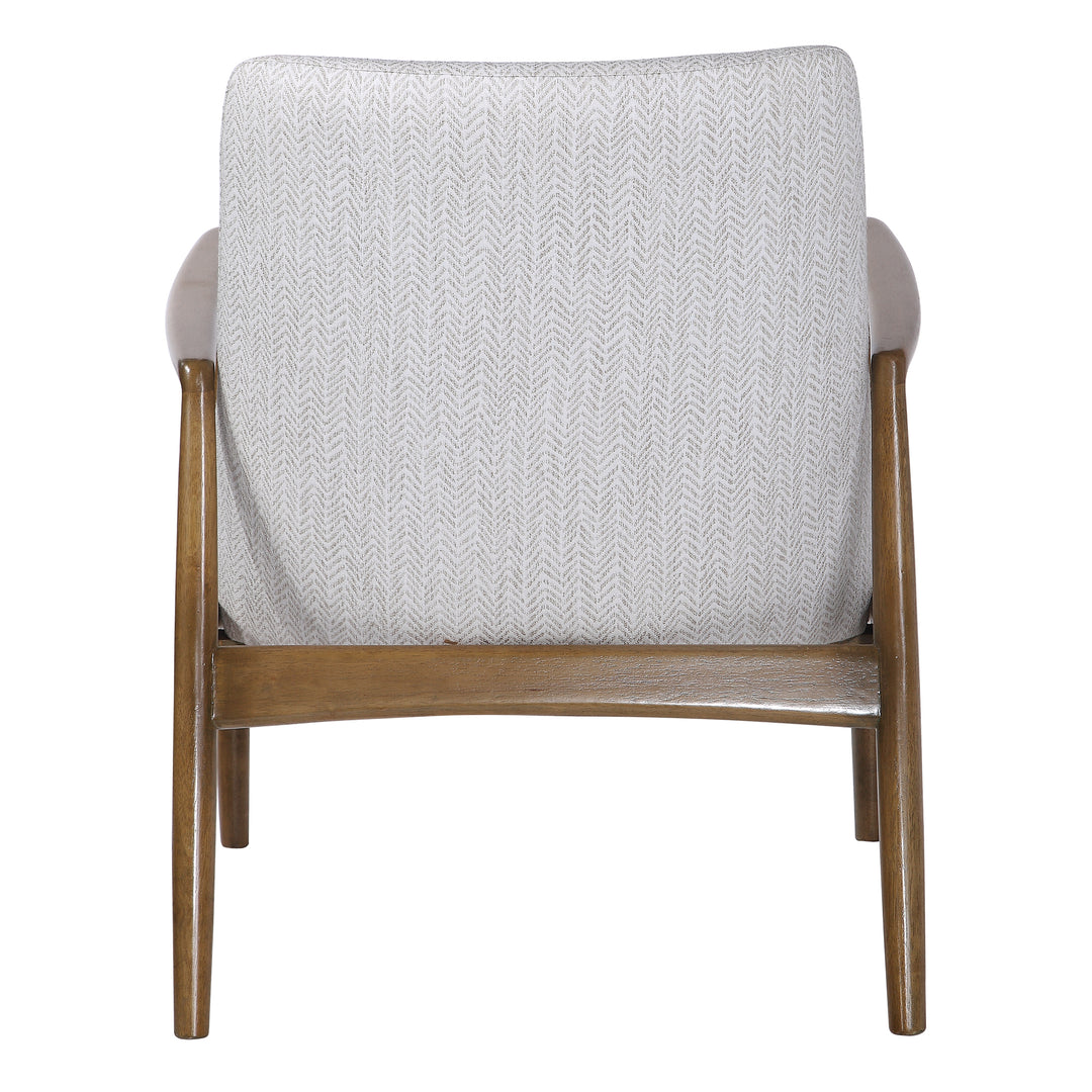 Bev White Accent Chair - AmericanHomeFurniture