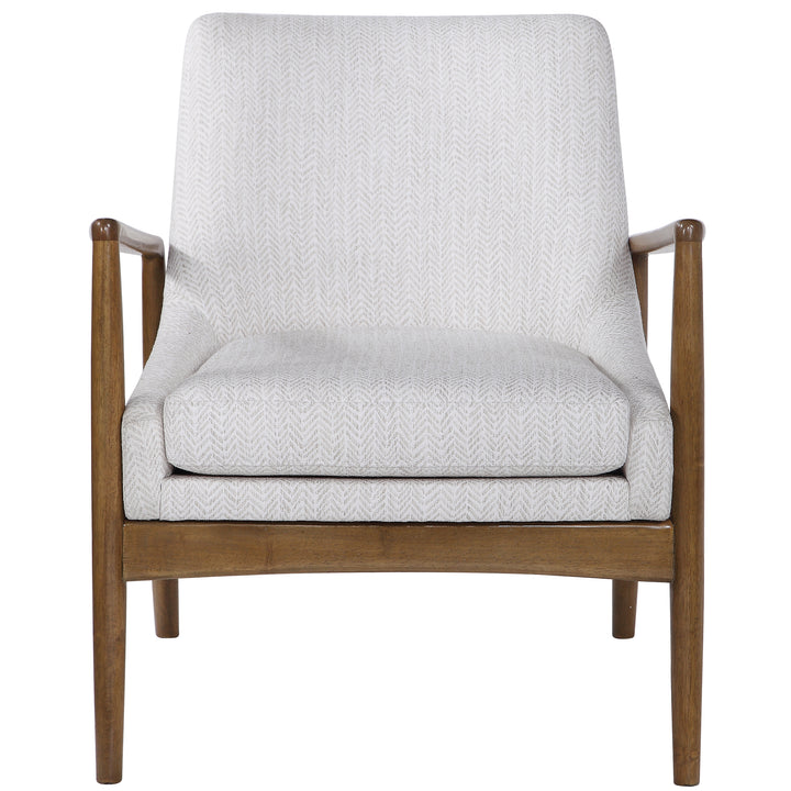 Bev White Accent Chair - AmericanHomeFurniture